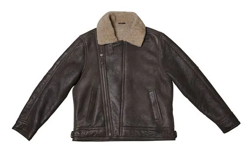 Men's Sheepskin Flying Jacket - Second Skin Leather and Sheepskin Clothing<