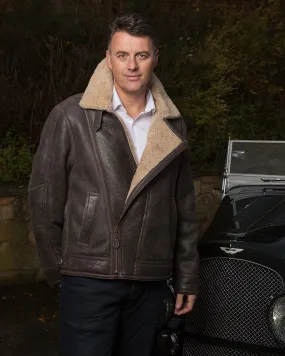 Men's Sheepskin Flying Jacket - Second Skin Leather and Sheepskin Clothing<