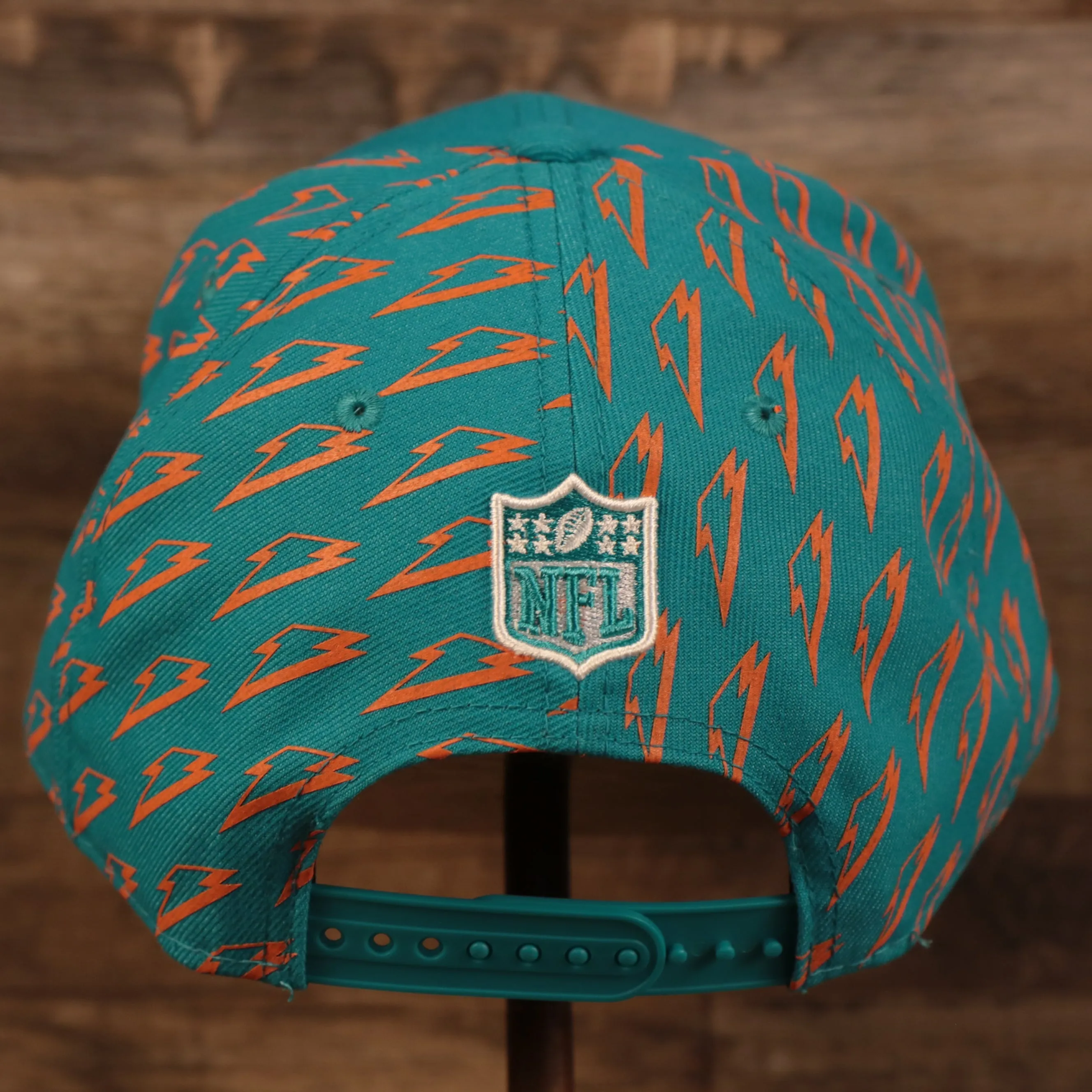 Miami Dolphins x Gatorade Teal 9Fifty Orange Bottom Snapback