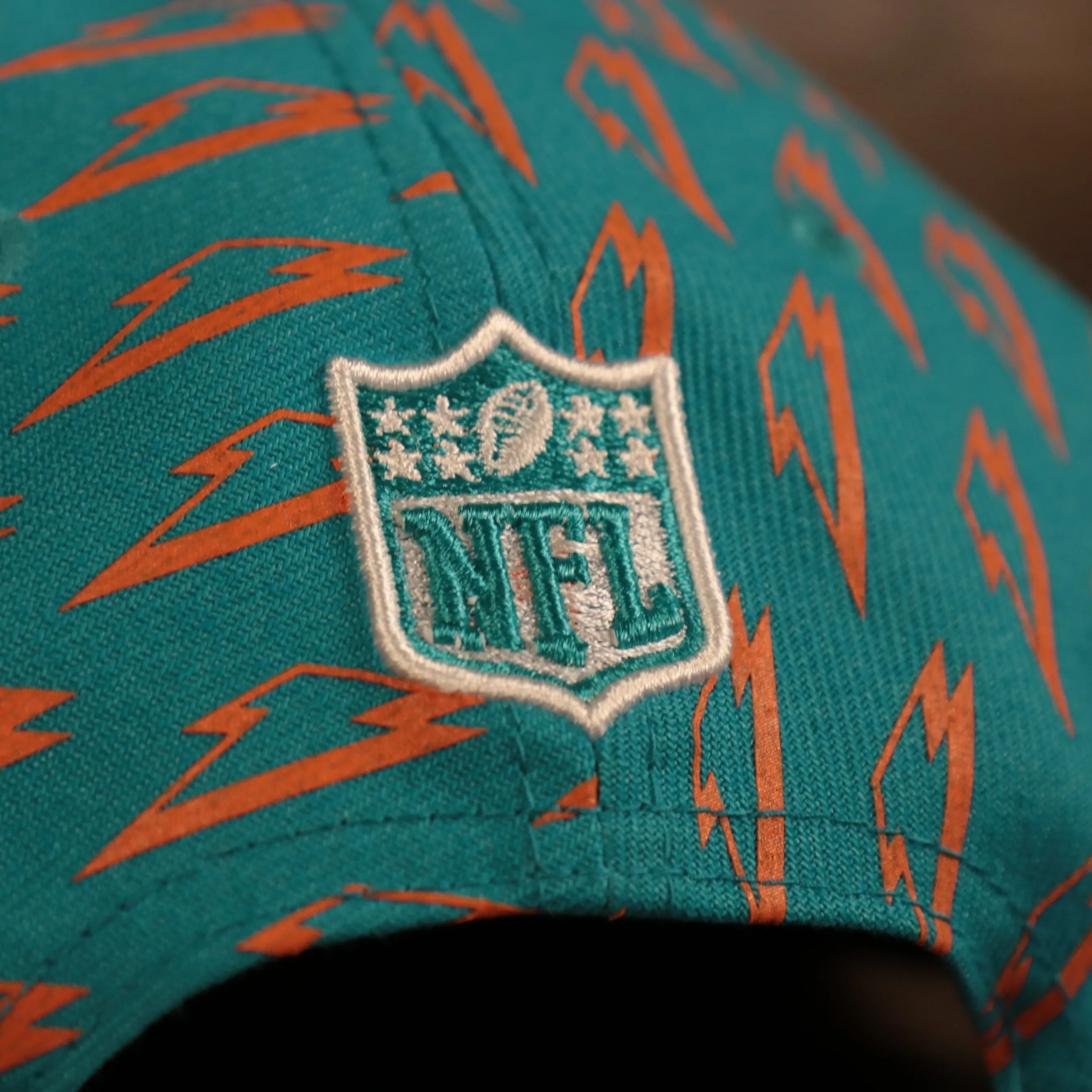 Miami Dolphins x Gatorade Teal 9Fifty Orange Bottom Snapback