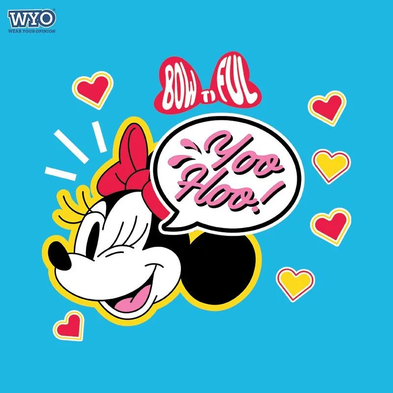 Minnie Wink Hearts Kids T-Shirt