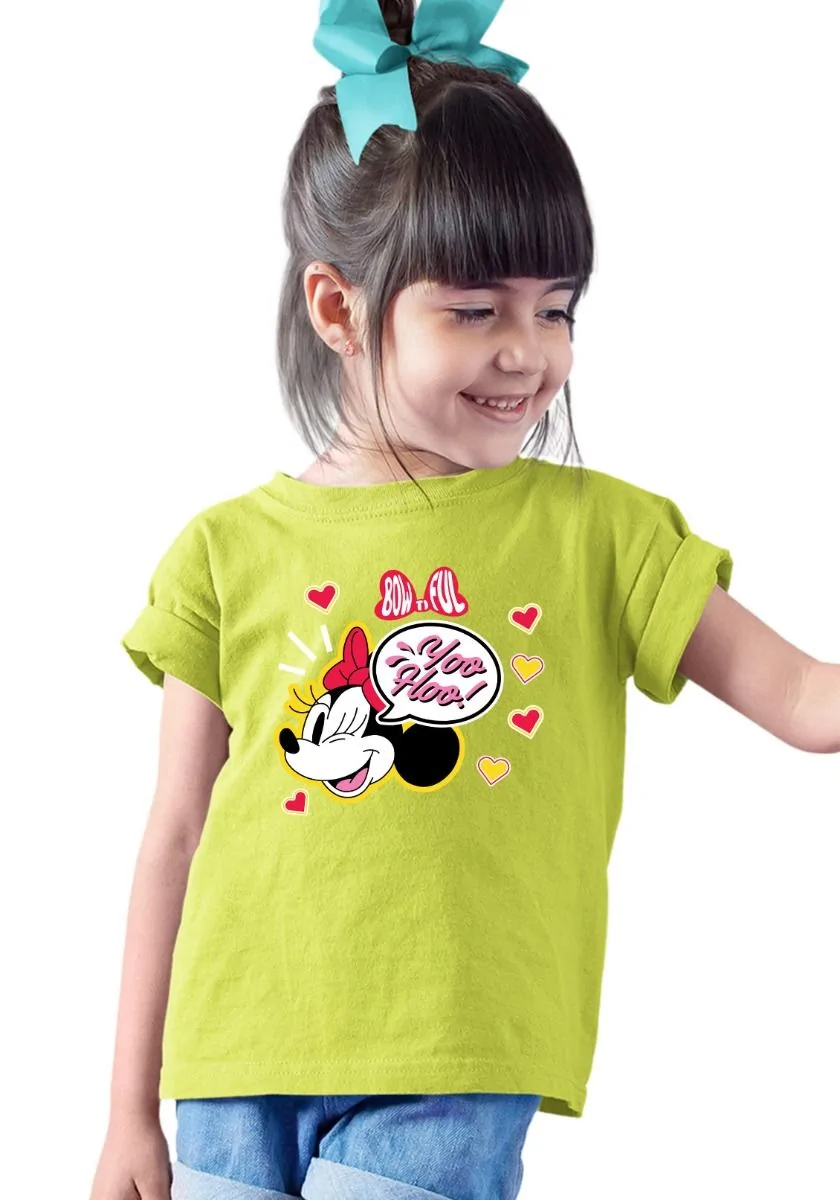 Minnie Wink Hearts Kids T-Shirt