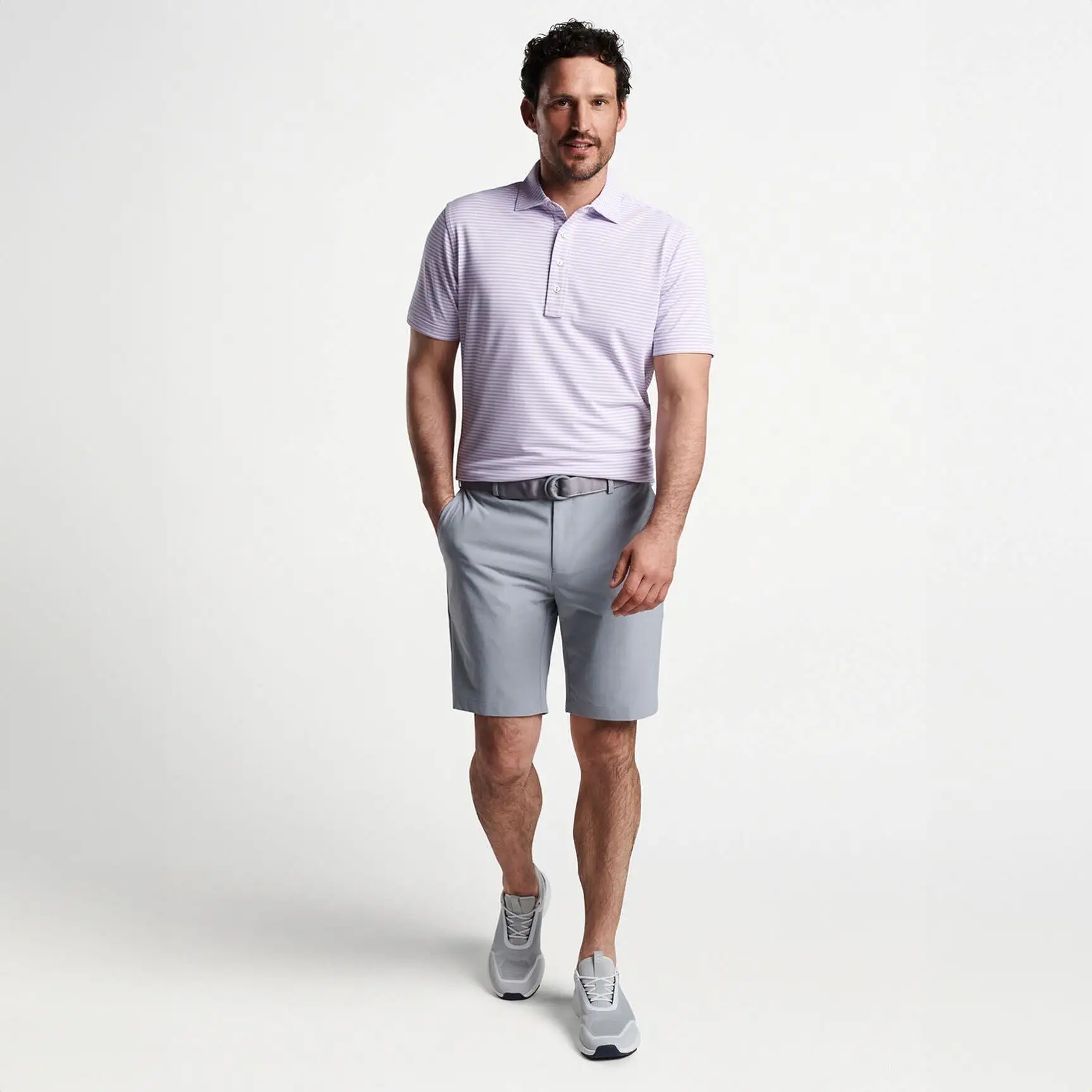 Mood Tailored Fit Performance Polo Wild Flora - SS24