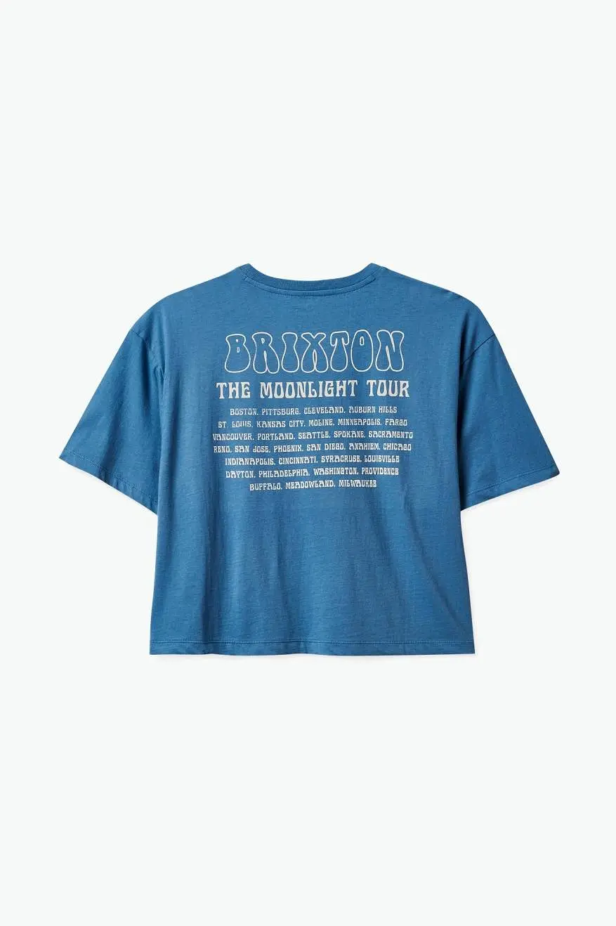 Moonlight Tour S/S Skimmer Tee - Blue Heaven