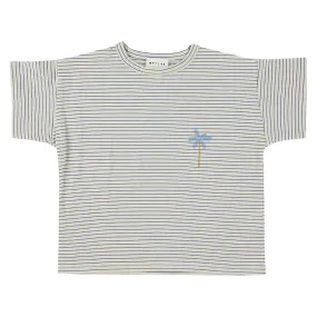 Morley Child Boy Ushi T-shirt Palm Skimmia Beach Stripes