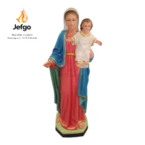 Mother Mary with Baby Jesus Statue 4 feet/48 inch Fiber