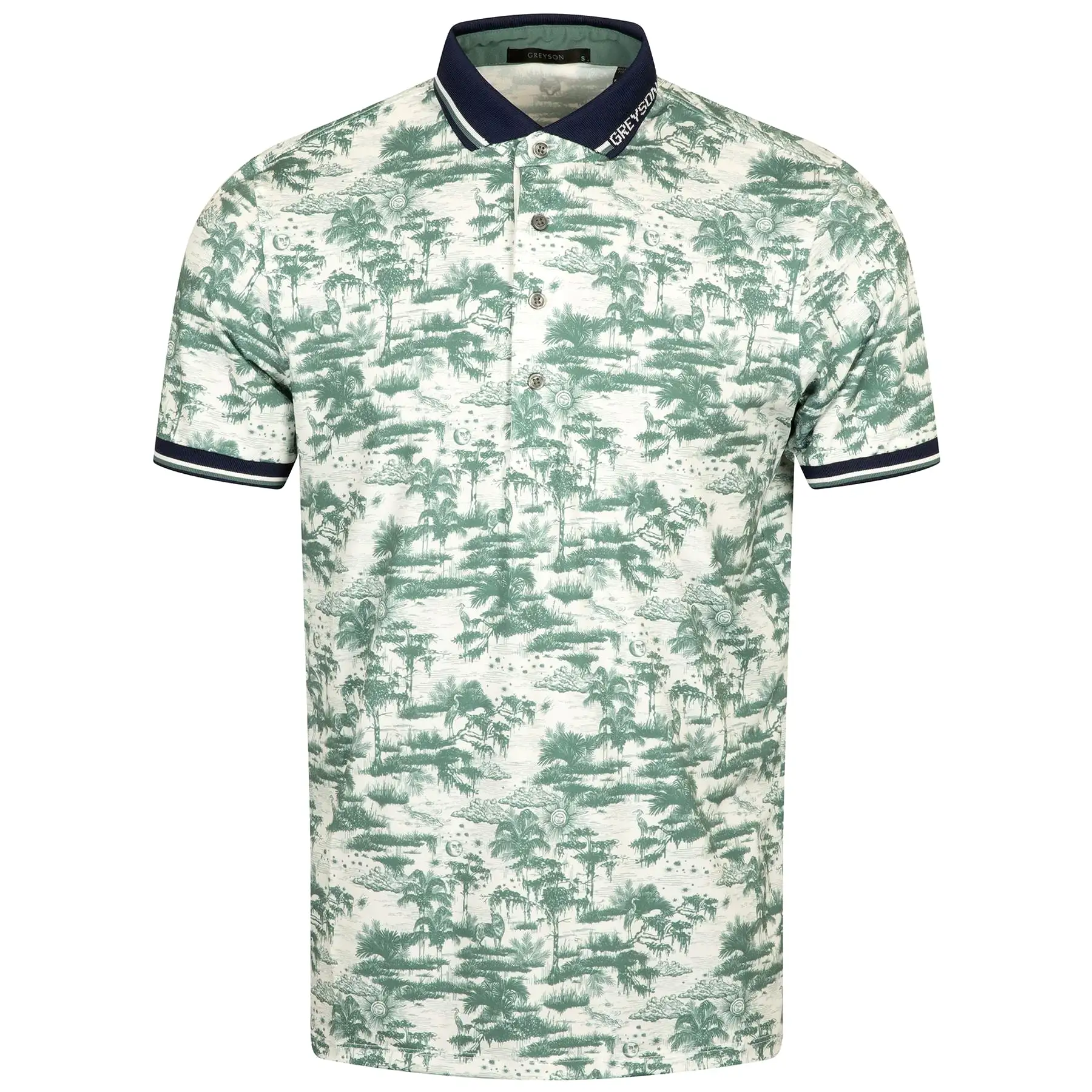 Mystic Marsh Toile Polo Arctic - SU24