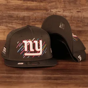 New York Giants 2021 Crucial Catch Breast Cancer Awareness 9Fifty Snapback Hat