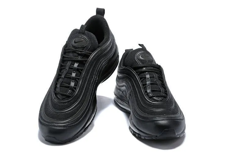 Nike Air Max 97 Black Gold Shoes Sale Men Size US 7, 8, 8.5, 9, 10, 11,