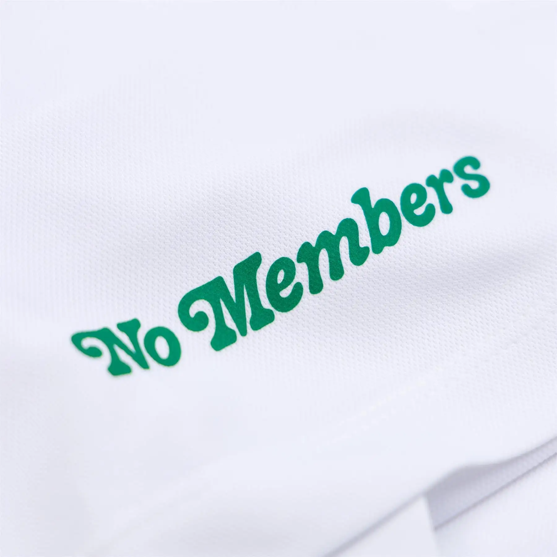 No Members x Nike Victory Blade Polo White - SU24