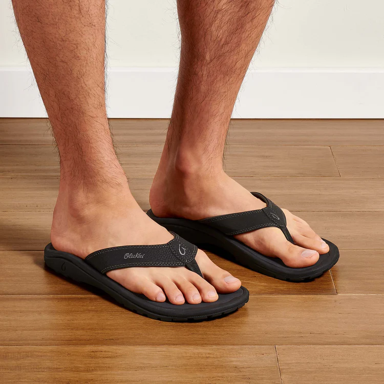 OluKai Ohana Men's Sandals Dark Shadow - A One Clothing