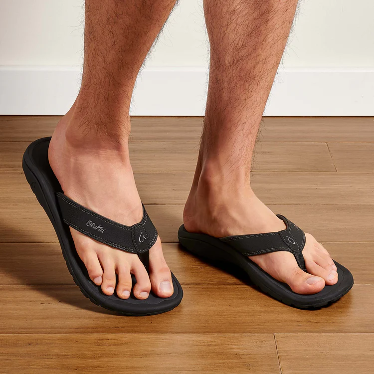 OluKai Ohana Men's Sandals Dark Shadow - A One Clothing