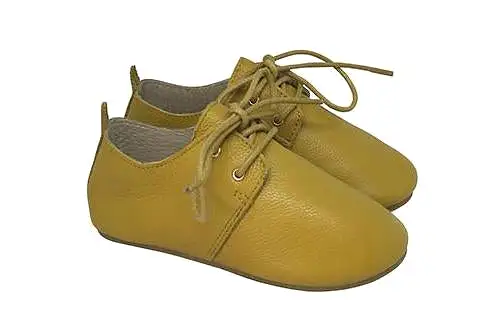 OXFORD SHOES -  Handmade from 100% cow leather -  chestnut, only size AU10 left