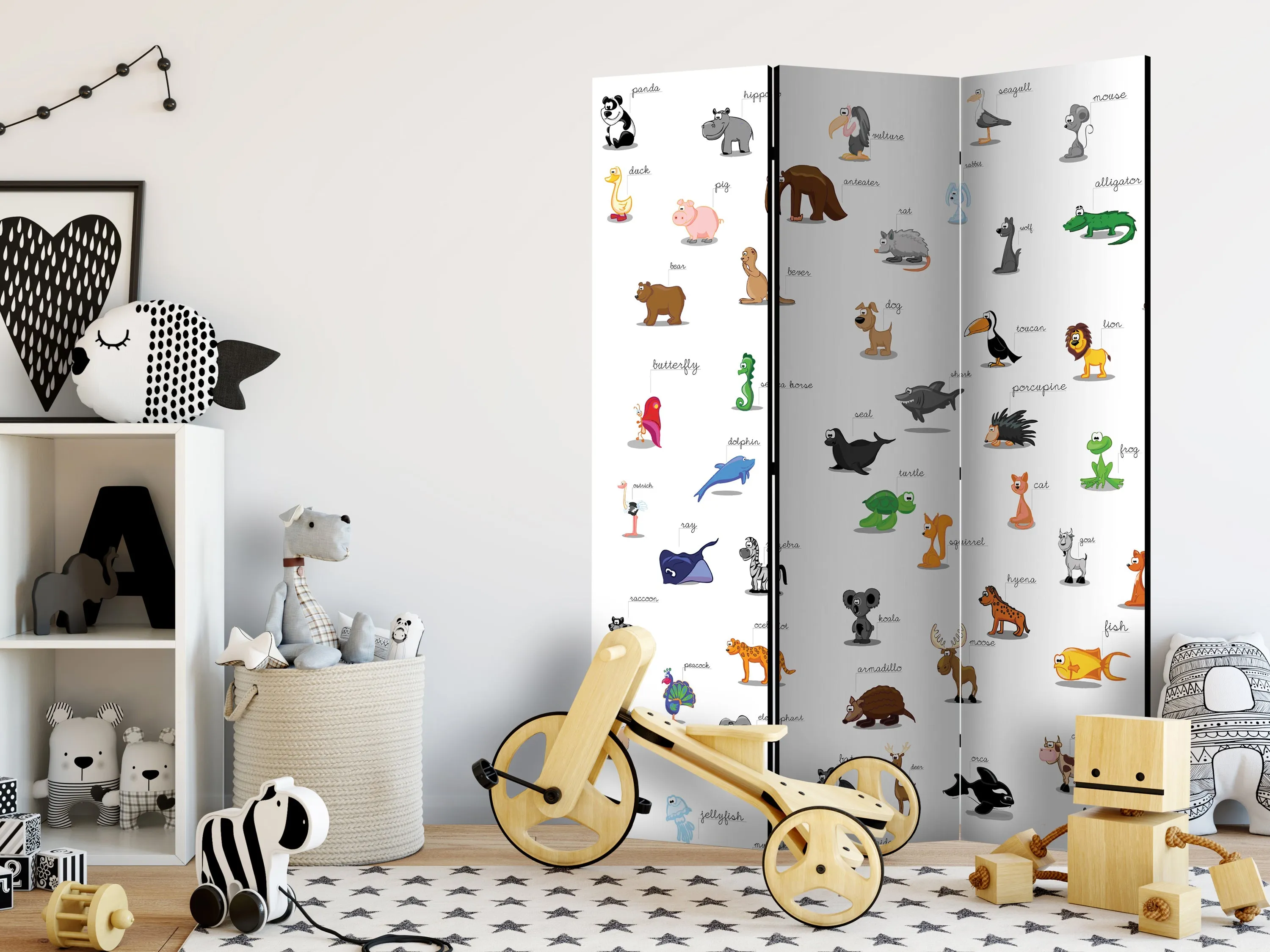 Paravento animals (for children) [Room Dividers]