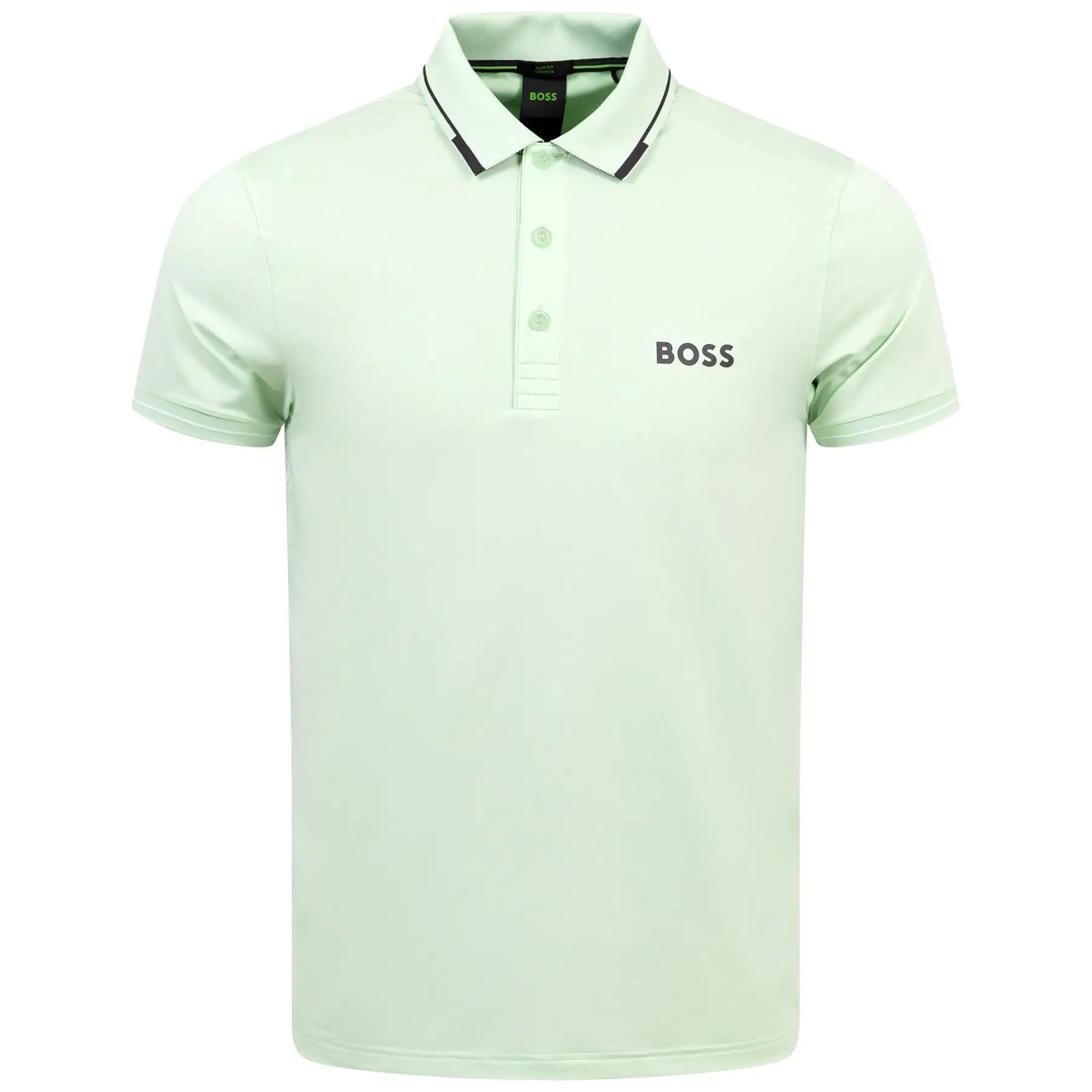 Paul Pro Slim Fit Polo Open Green - SU24