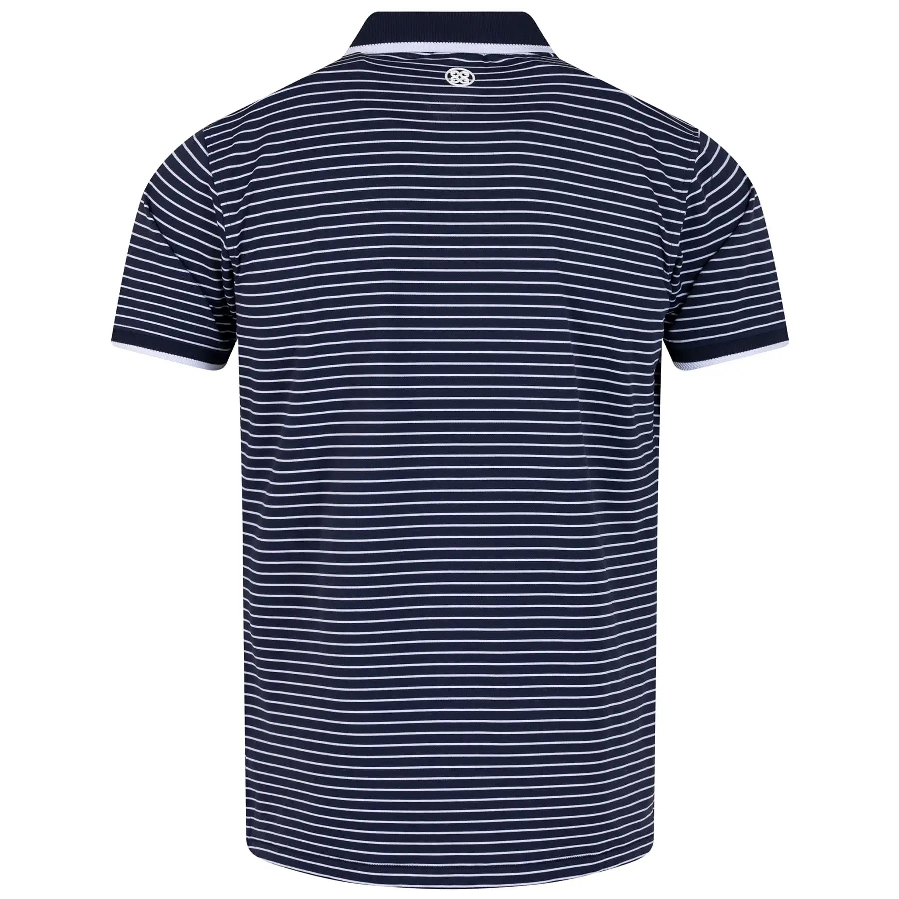 Perforated Wide Stripe Polo Twilight - SS23