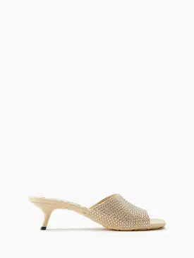 Petal Strass Mule