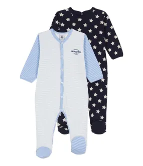 Petit Bateau Baby Boy Striped Snap Footie