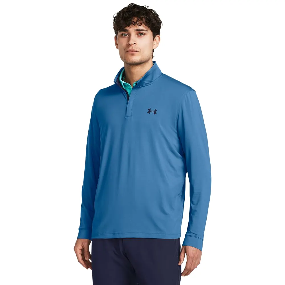 Playoff Quarter Zip Mid Layer Photon Blue - SS24