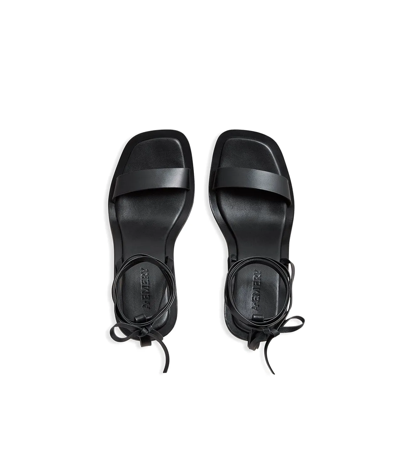 PORTER HEELED SANDAL- BLACK