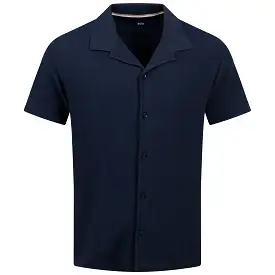 Powell 129 Regular Fit Cotton Polo Dark Blue - SU24