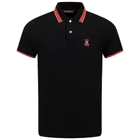 Queensbury Pique Polo Black - SS24