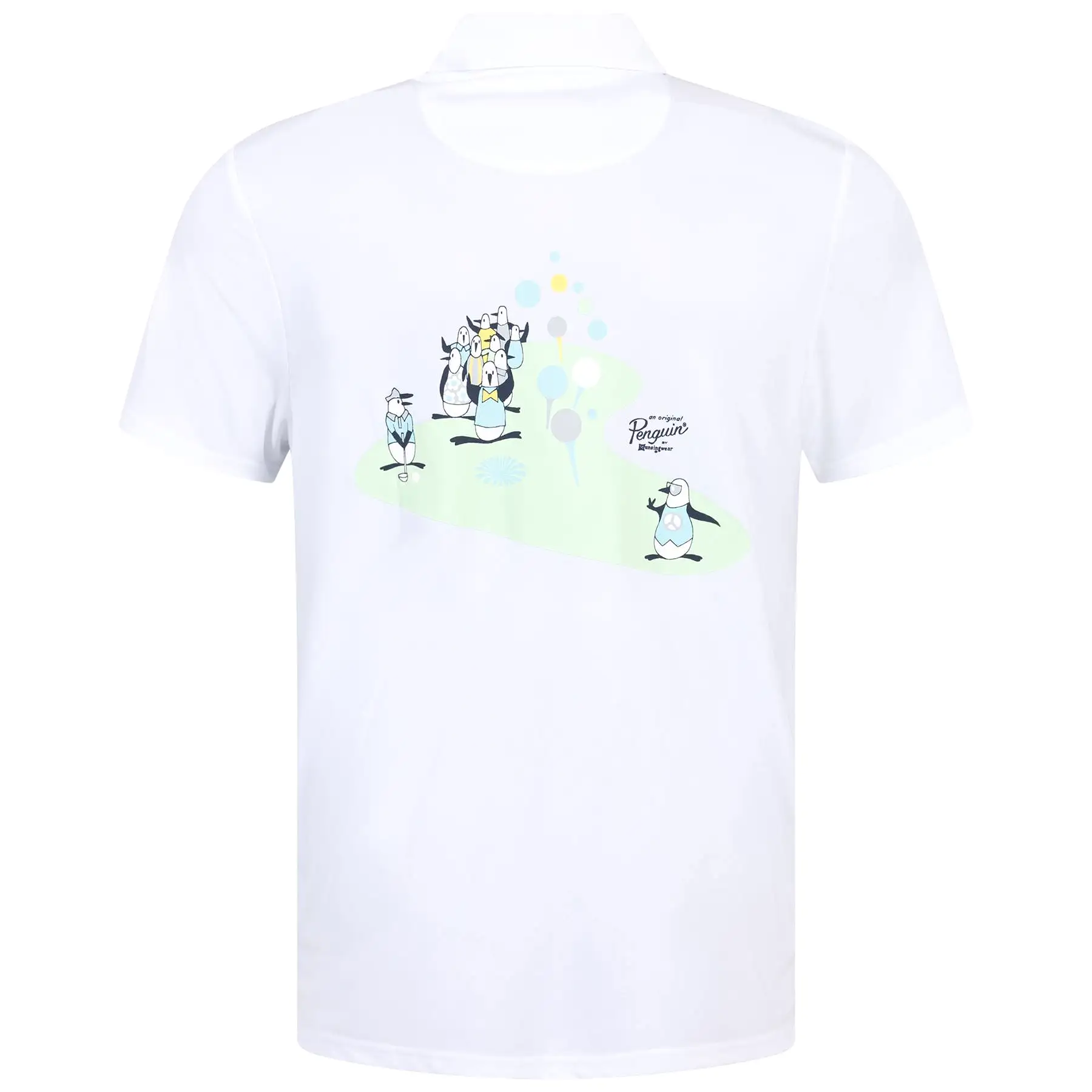 Quiet Please Graphic Oxford Polo Bright White - SS24