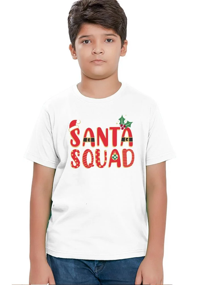 Santa Squad Sr Kids T-Shirt