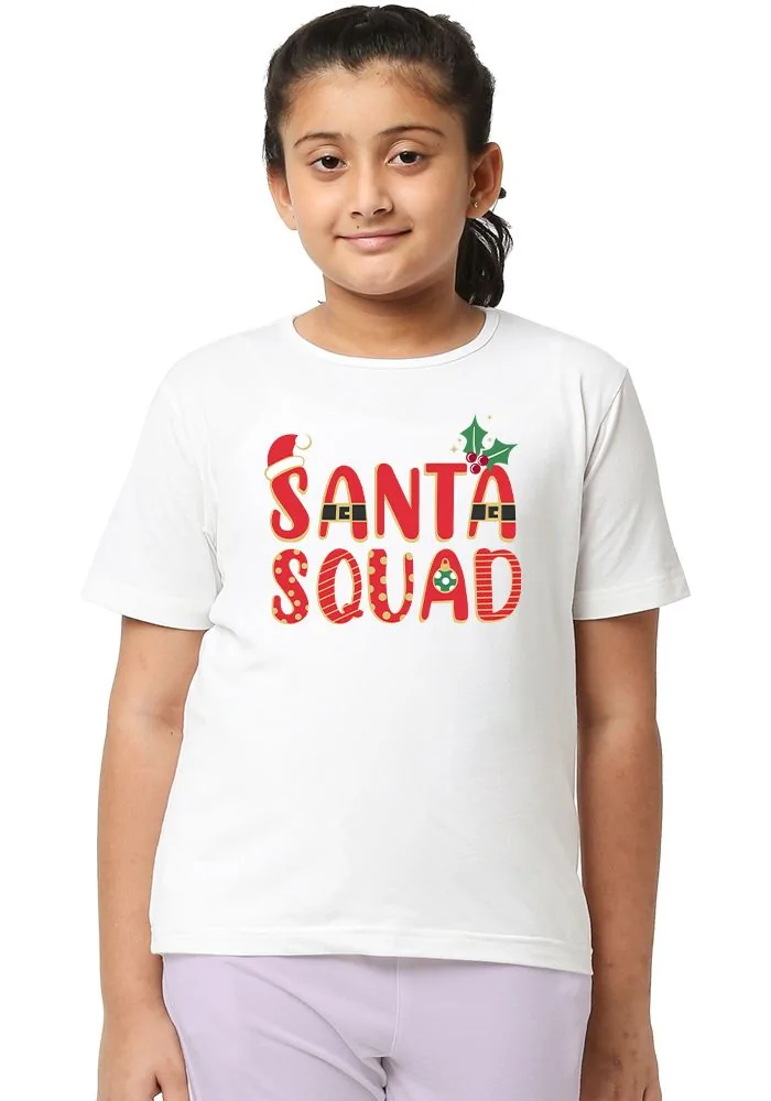 Santa Squad Sr Kids T-Shirt