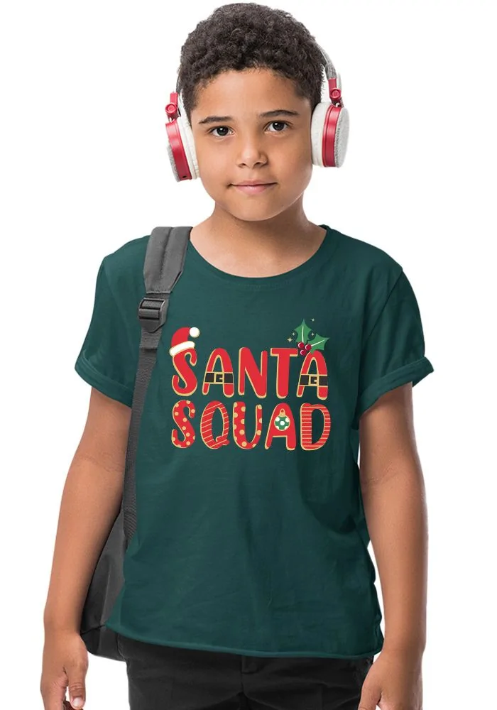 Santa Squad Sr Kids T-Shirt