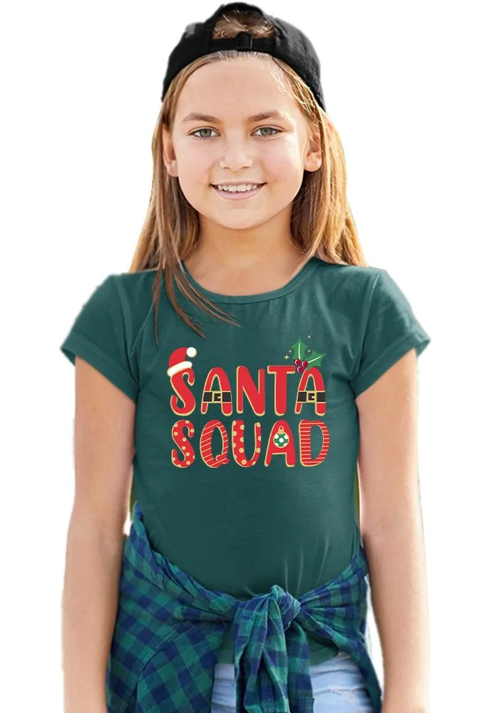 Santa Squad Sr Kids T-Shirt