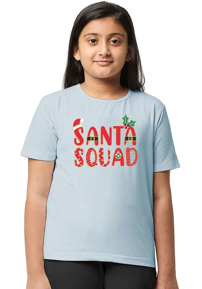 Santa Squad Sr Kids T-Shirt