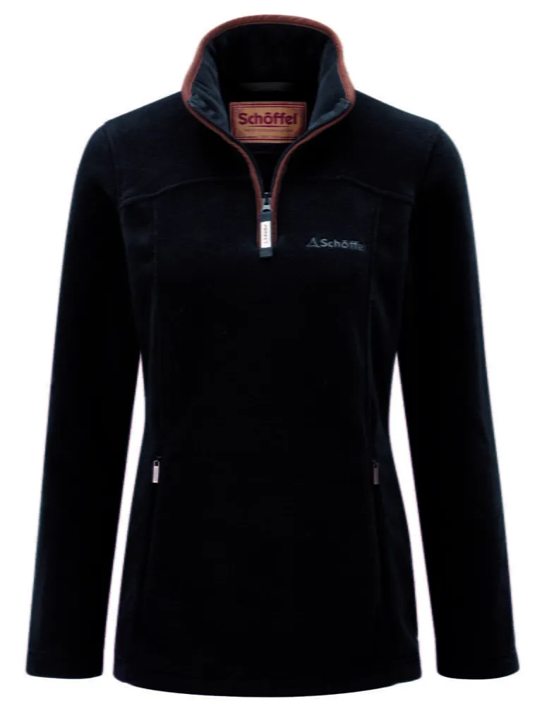 Schoffel Women's Tilton 1/4 Zip Fleece - Navy - Gillanders.ie Town & Country Clothing