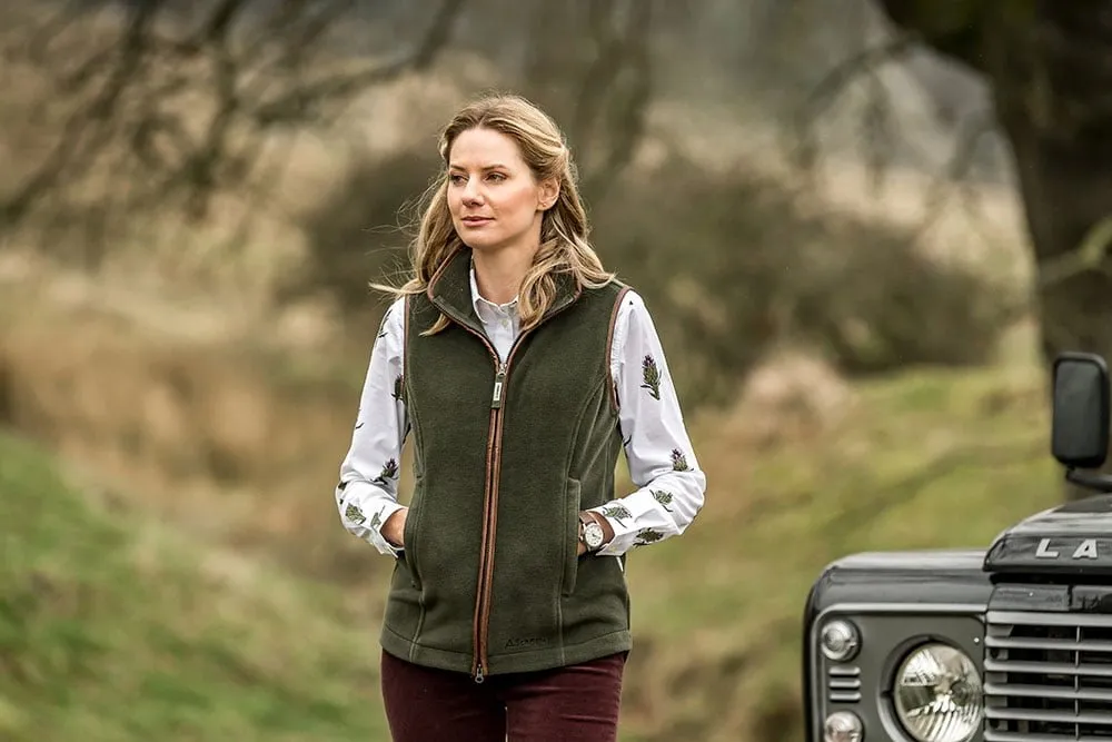 Schöffel Women Lyndon Fleece Gilet - Cedar Green - Gillanders.ie Town & Country Clothing