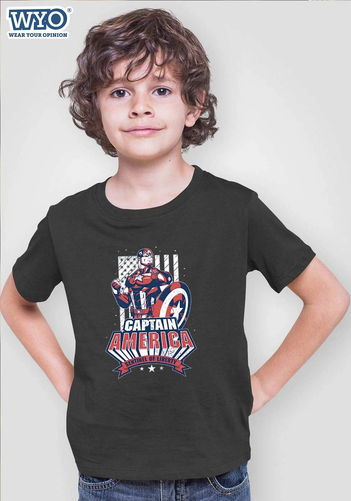 Sentinel Liberty Captain America Kids T-Shirt