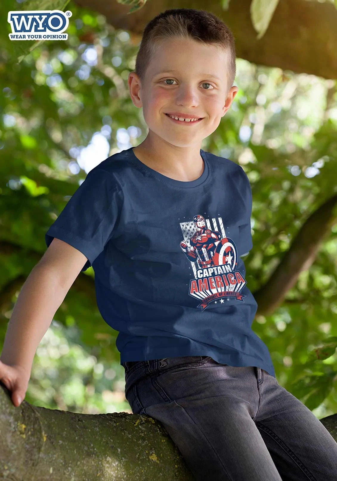 Sentinel Liberty Captain America Kids T-Shirt