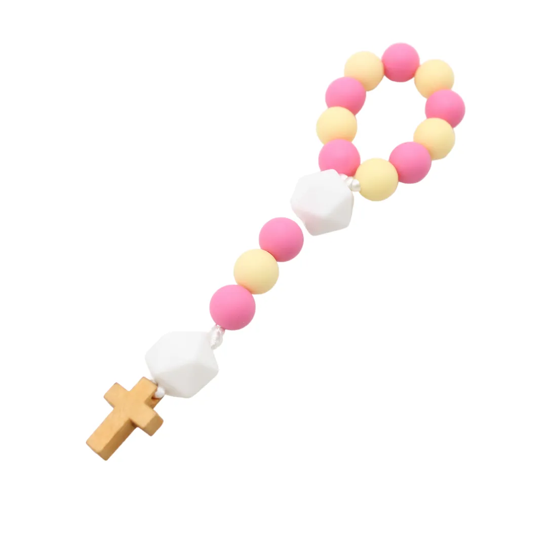 Silicone Baby Rosary - One Decade