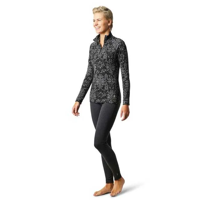 Smart Wool Women's Merino 250 Base Layer Pattern 1/4 Zip - A One Clothing