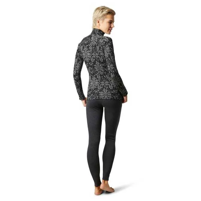 Smart Wool Women's Merino 250 Base Layer Pattern 1/4 Zip - A One Clothing