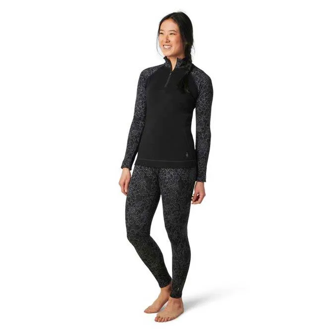 Smart Wool Women's Merino 250 Base Layer Pattern 1/4 Zip - A One Clothing