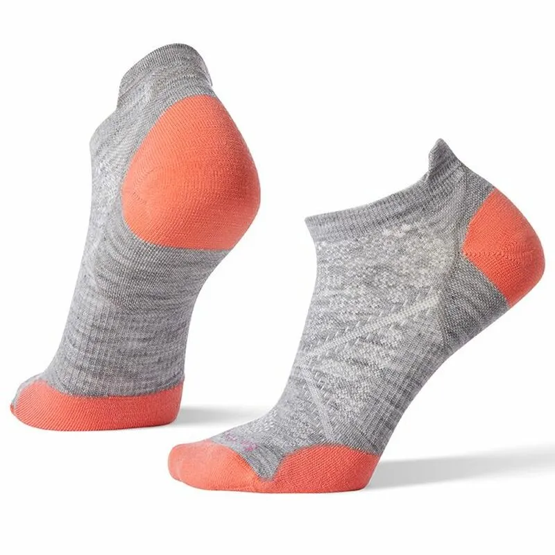 Smartwool PhD Run Ultra Light Micro Socks Light Gray Women's - A One Clothing