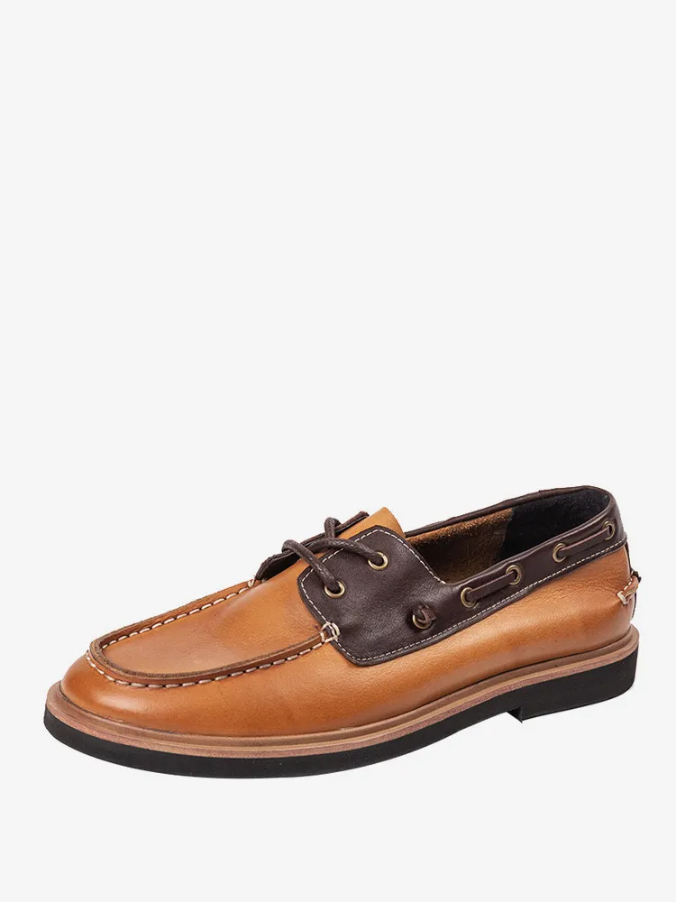 Sperry Top Sider Color Block Round Toe Men's Dress Debby Boat Shoes