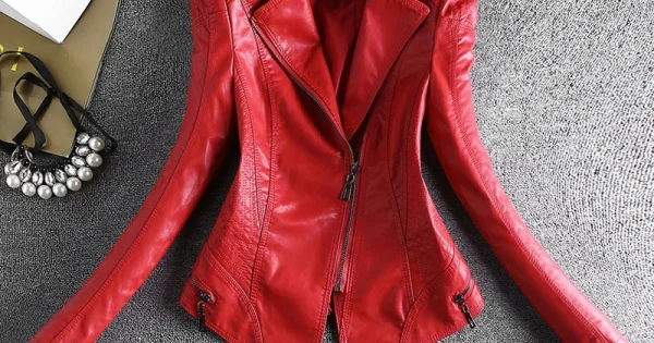 Spring And winter Women Leather Jacket Coats Slim Ladies Clothing