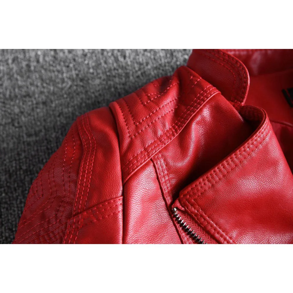 Spring And winter Women Leather Jacket Coats Slim Ladies Clothing