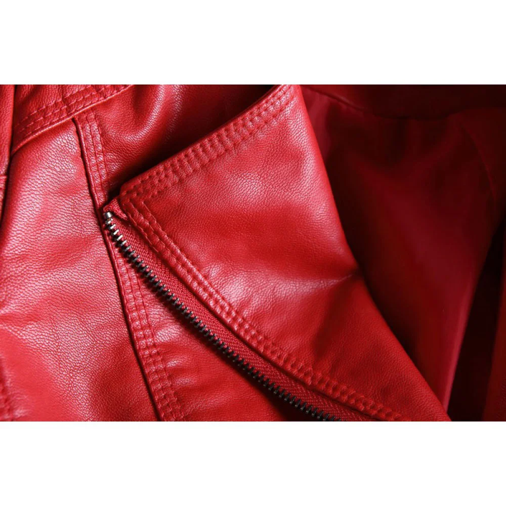 Spring And winter Women Leather Jacket Coats Slim Ladies Clothing