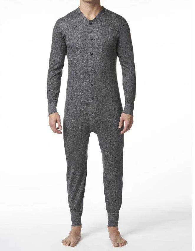 Stanfield's Men's Two-Layer Wool Onesie - A One Clothing