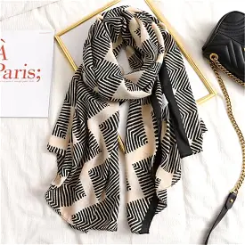 Striped Cotton Women Scarves