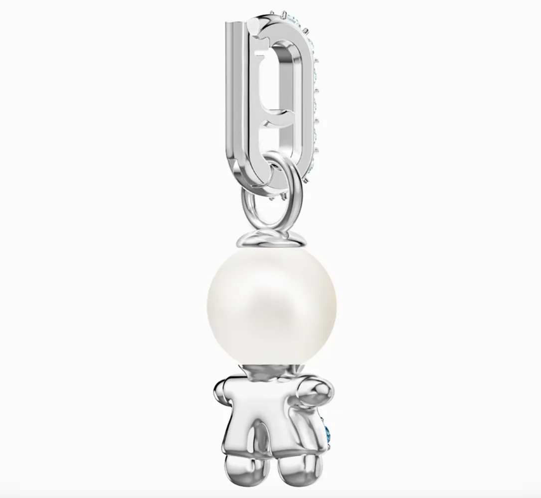 Swarovski REMIX COLLECTION BOY CHARM, Rhodium-5468566