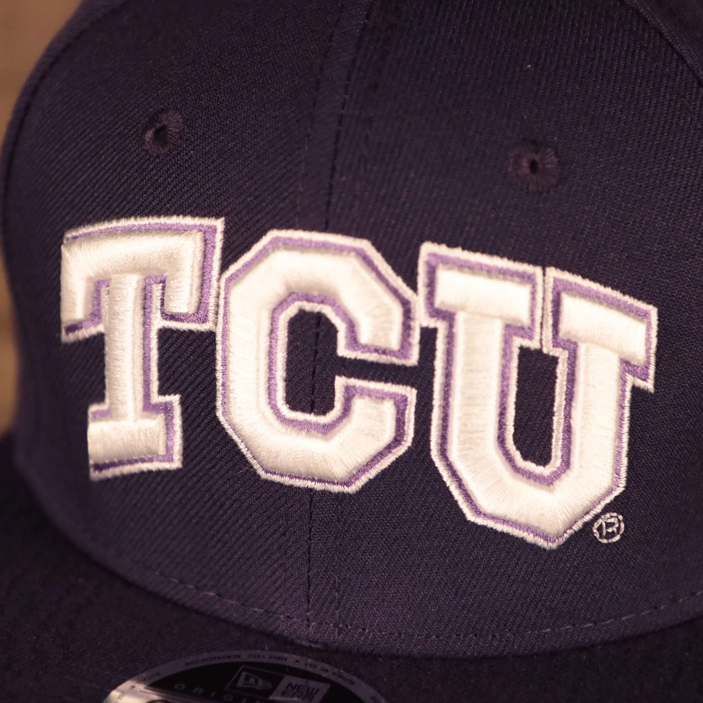 TCU Horned Frogs Purple Adjustable Snapback Cap