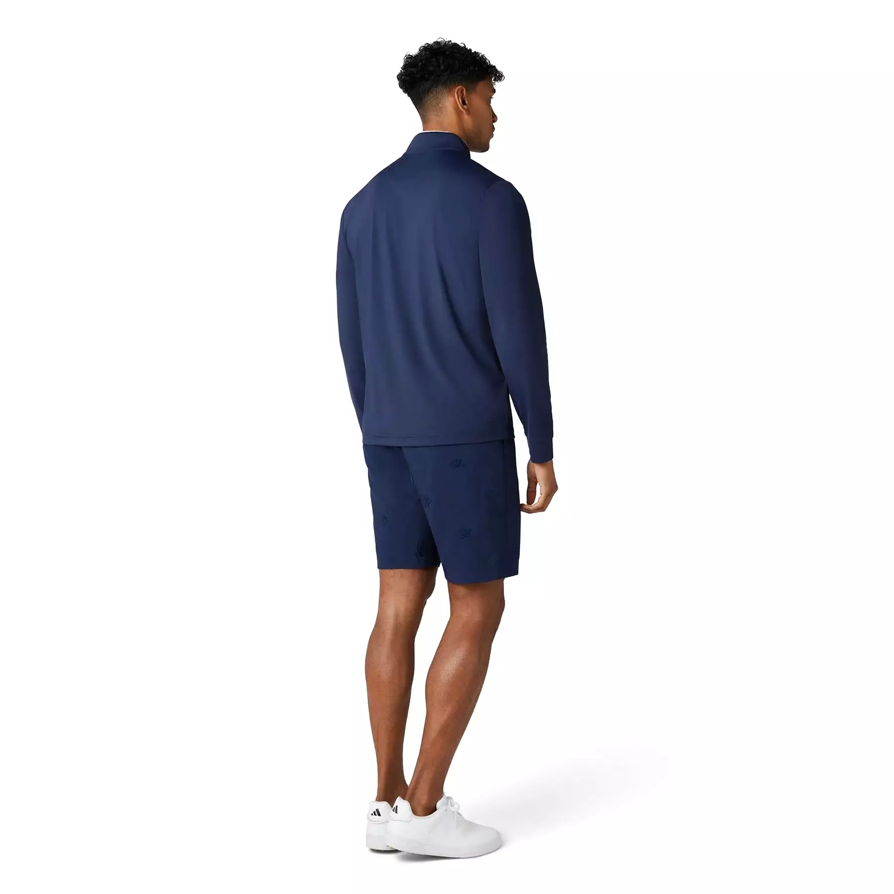 Technical Earl Quarter Zip Mid Layer Bright Iris - SS24